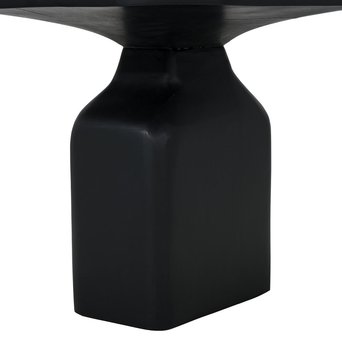 MASSIVER BEISTELLTISCH - Mango Schwarz - Schwarz, Holz (48/56/45cm) - home24