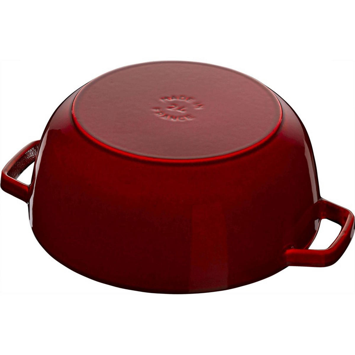 TOPF Burgunderrot 33.1/26.7/16.7 cm 405022950 - Bordeaux, Metall (26cm) - Staub