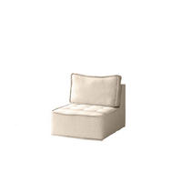 SESSEL Sande Xs In Raven - Creme, Holzwerkstoff/Textil (80/85/90cm) - Fun Möbel