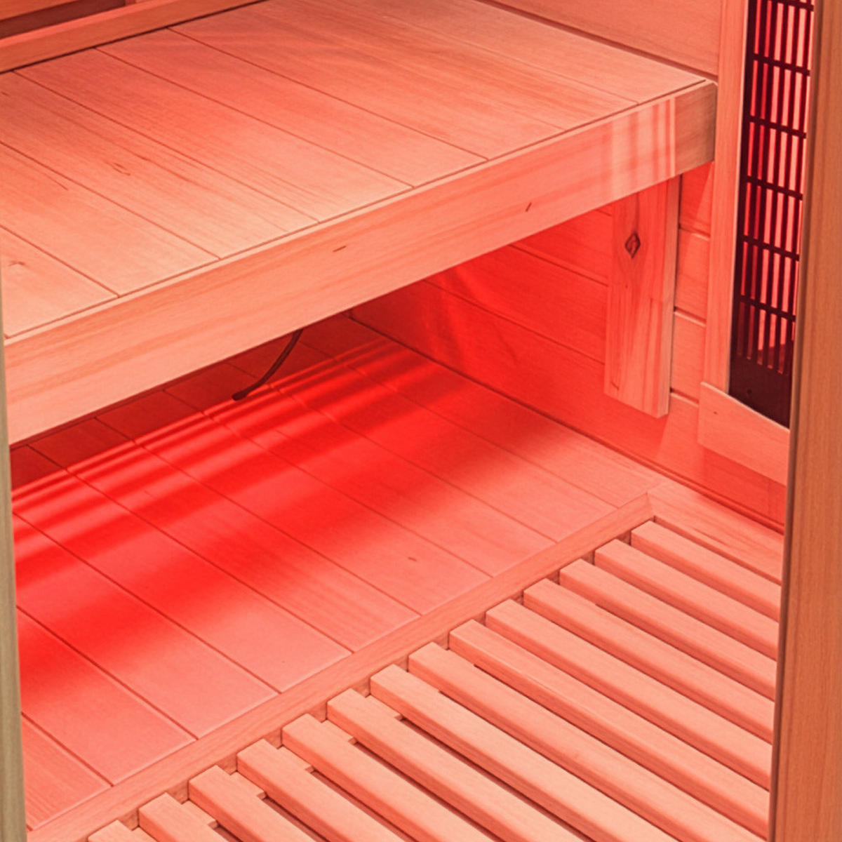 INFRAROTKABINE SONORA S - Größe: S - Naturfarben, Holz (90/190/90cm) - Home Deluxe