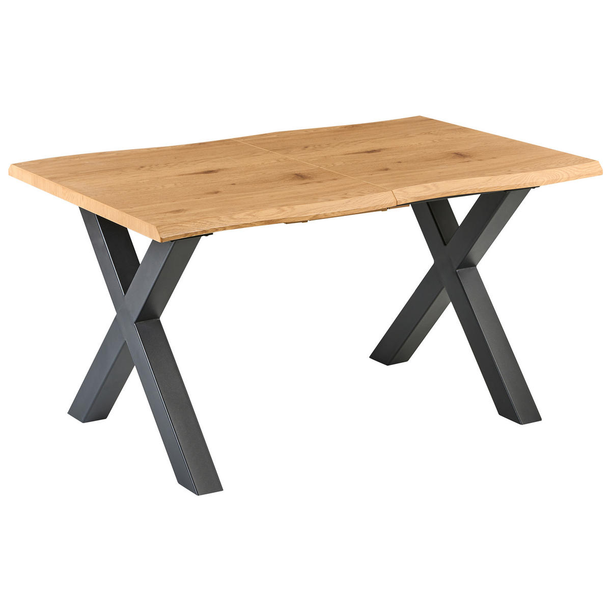 JÍDELNÍ STŮL vysunovací Hnědý 140-180/90 cm Bronson - hnědá, kompozitní dřevo (140/90/76cm) - Beliani