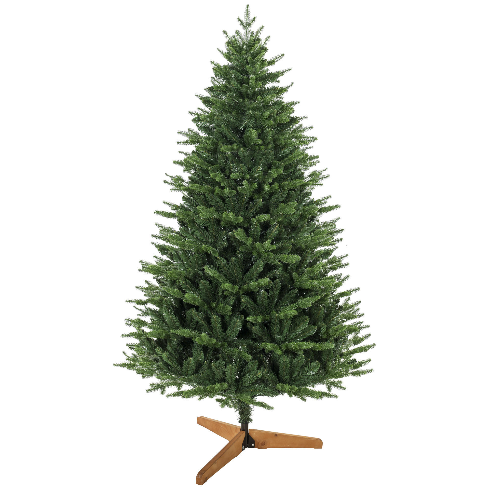 WEIHNACHTSBAUM Kunststoff Kiefernholz Grün - Grün, Kunststoff (180cm) - HOMCOM