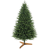 WEIHNACHTSBAUM Kunststoff Kiefernholz Grün - Grün, Kunststoff (180cm) - HOMCOM