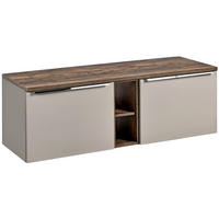 WASCHBECKENSCHRANK Puebla-56 - Beige, Holzwerkstoff (140/49/46cm) - Lomado