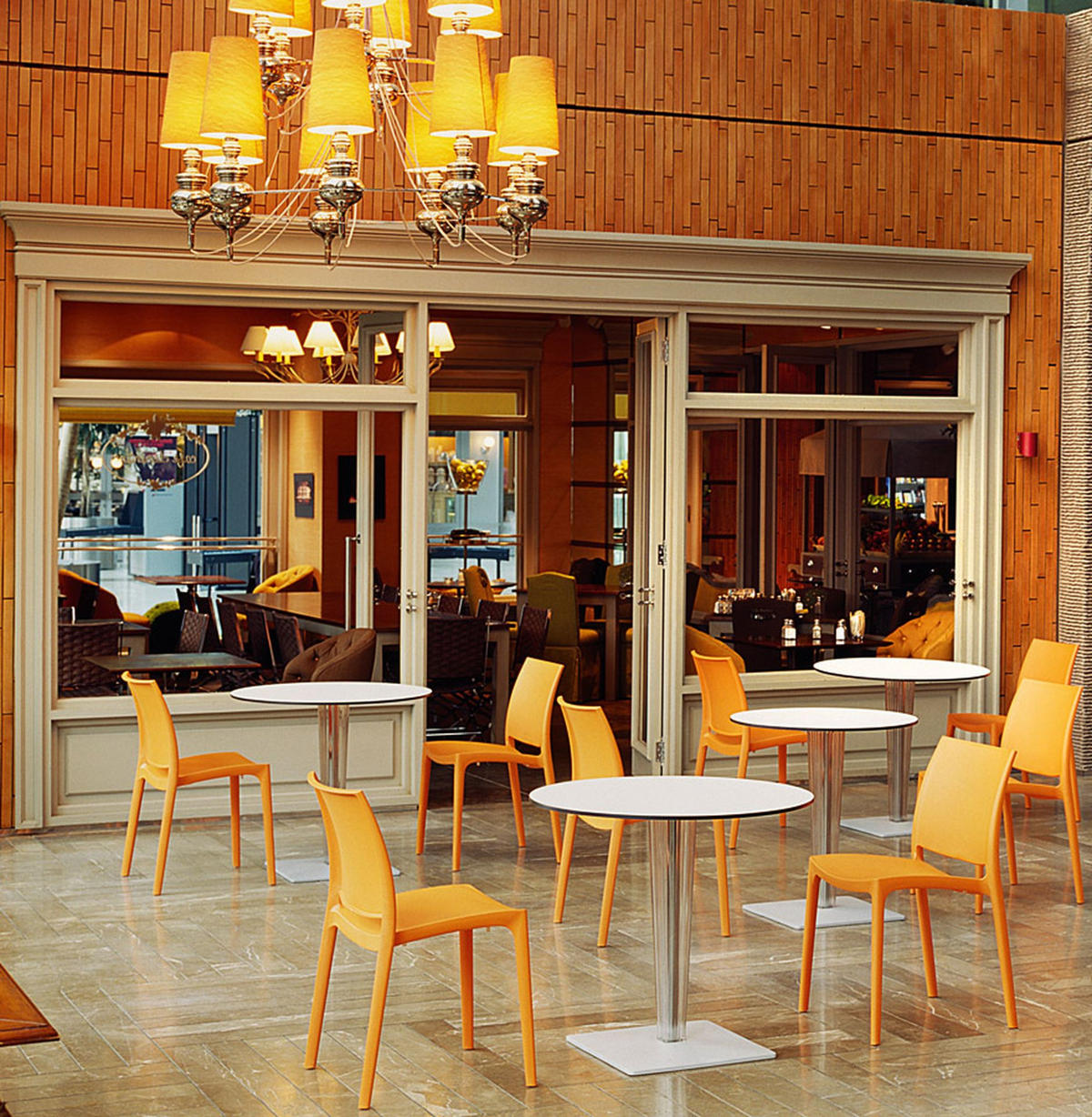 STUHL ENZO Oranger - Orange, Kunststoff (44/81/45cm) - Légia Home