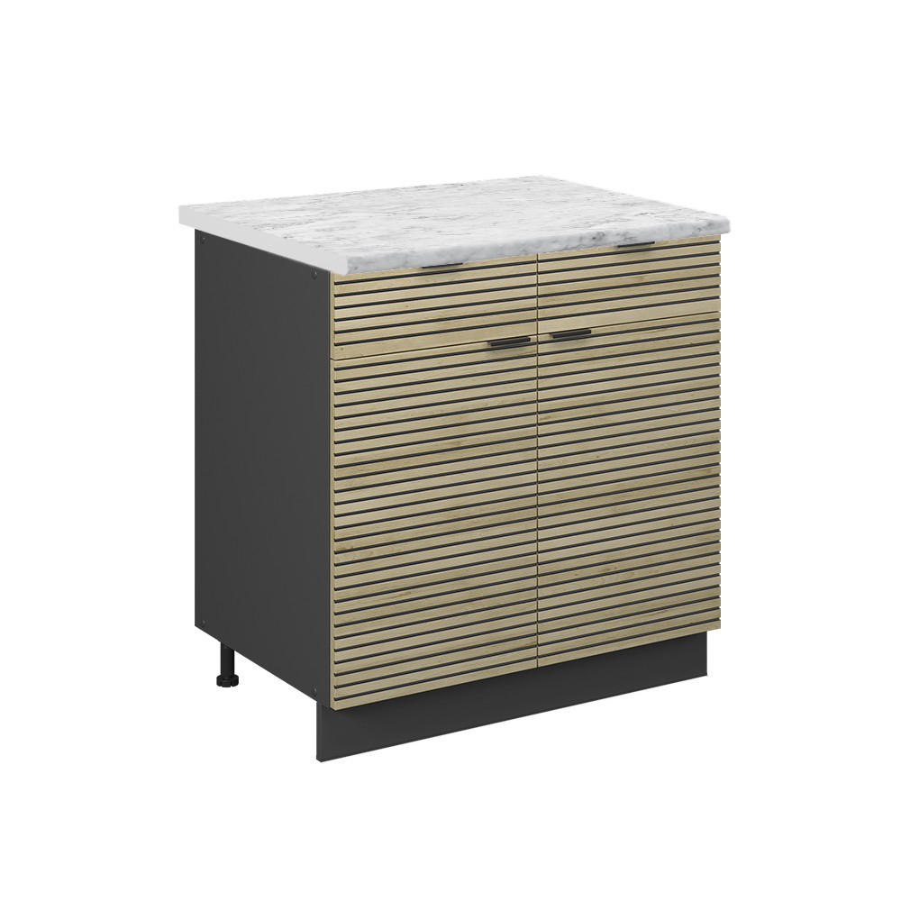 Vicco SPODNÍ SKŘÍŇKA KUCHYŇSKÉ LINKY Fame-Line Dubový panel 80 cm , PD Mramor