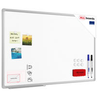 MAGNETISCHE Schreibtafel emailliert P3 - 90x60cm - Weiß, Metall (90/60/1.6cm) - ALLboards