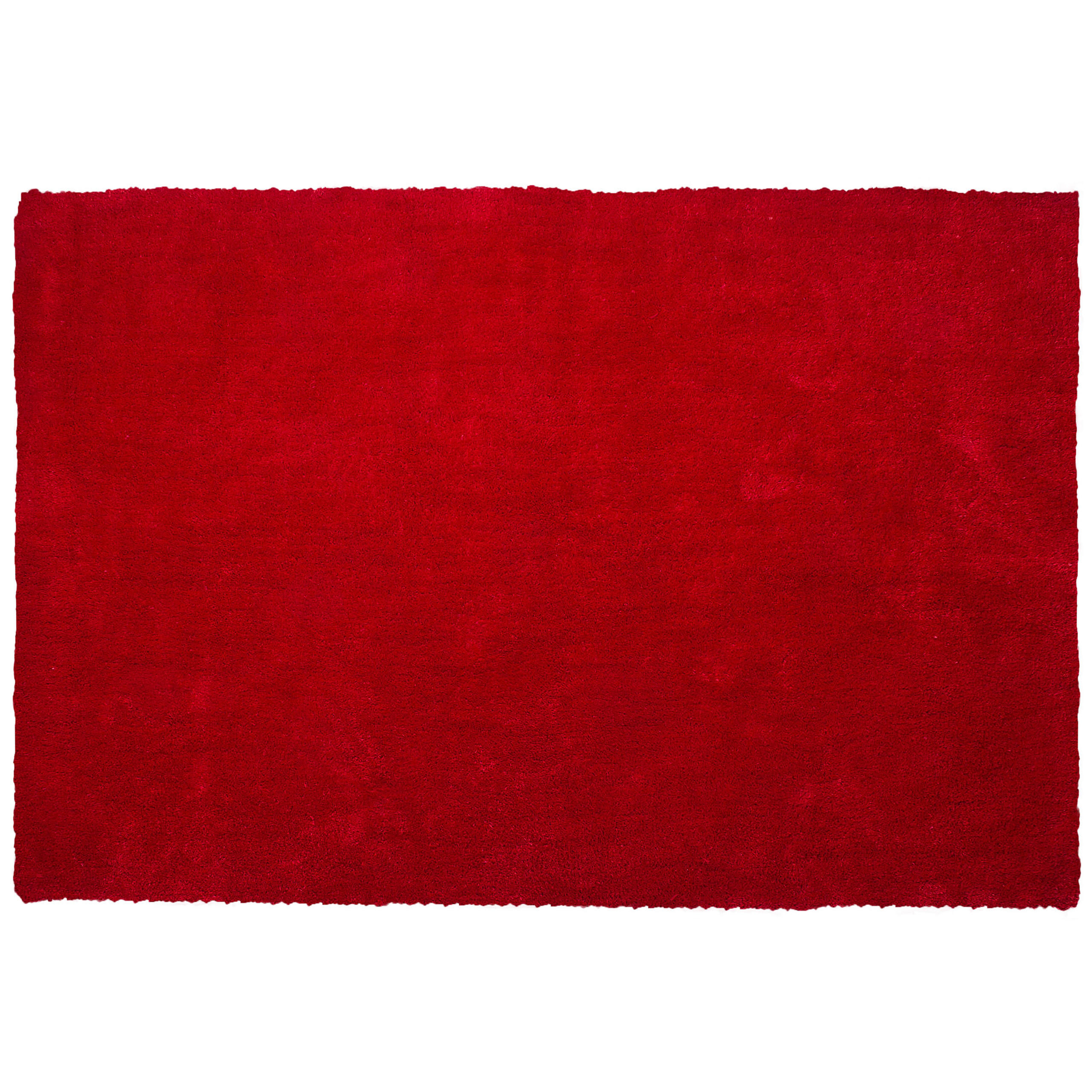 SHAGGY-TEPPICH Demre 300/200 cm - Rot, Kunststoff (200/300cm) - Beliani