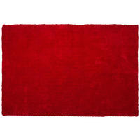 SHAGGY-TEPPICH Demre 300/200 cm - Rot, Kunststoff (200/300cm) - Beliani