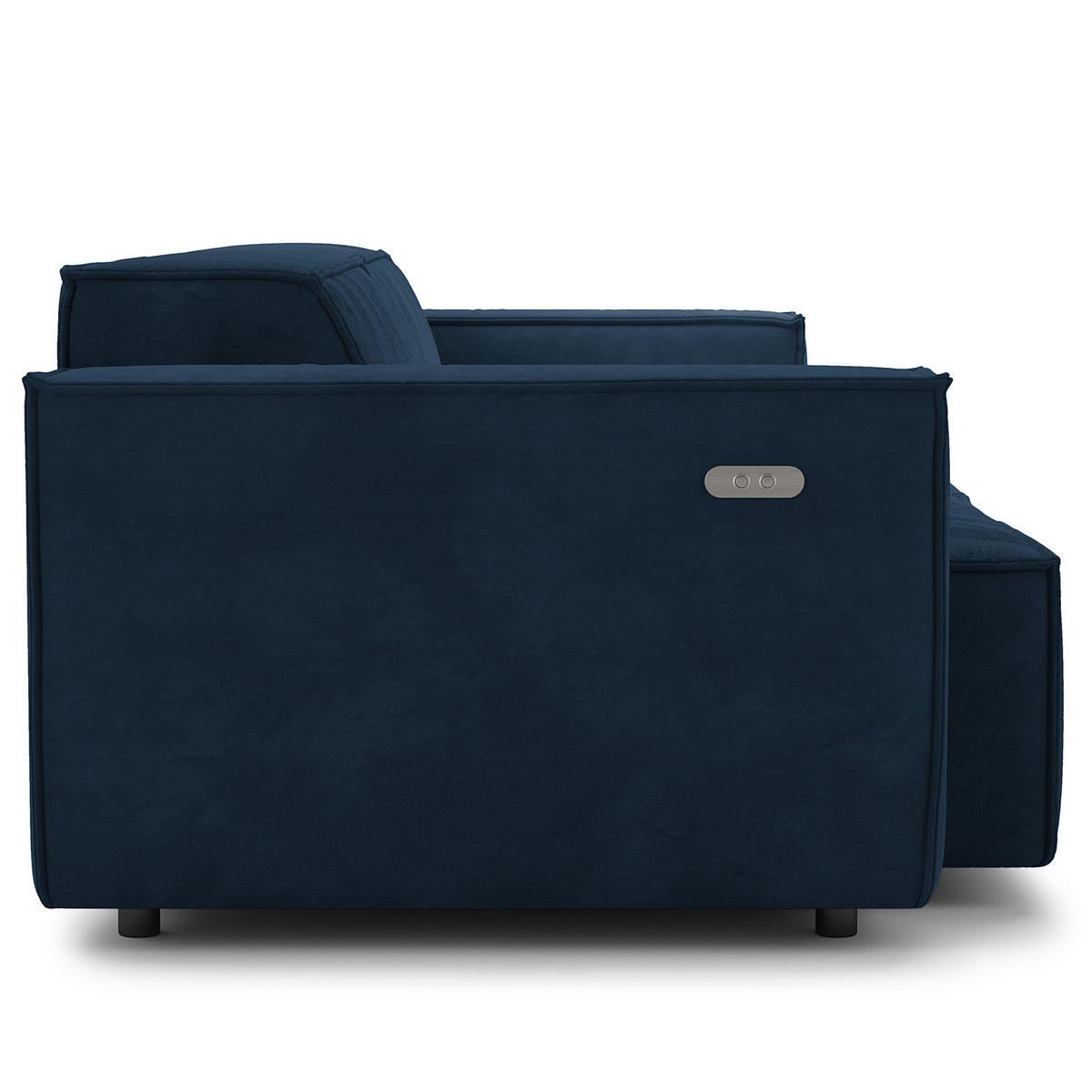 2,5-SITZER SOFA - Dunkelblau, Textil (223/70/96cm) - home24