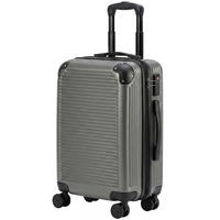 KOFFER ABS Dunkelgrau - Dunkelgrau, Kunststoff (36/56/24cm) - HOMCOM
