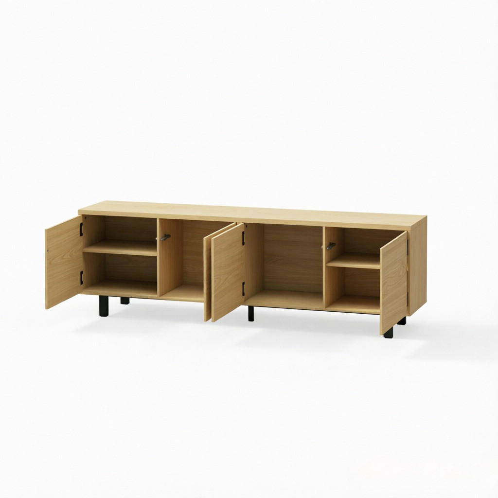 Oxeza Tv-Schrank Natur 180x55.5x35 cm