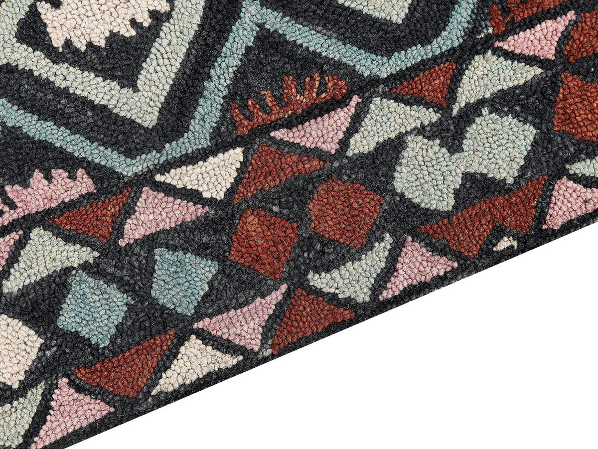 KURZFLOR-TEPPICH Haymana 230/160 cm - Multicolor, Textil (160/230cm) - Beliani