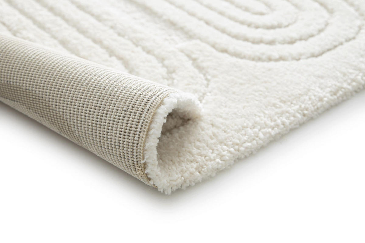 TEPPICH sehr weich mit Relief-Effekt beige - Beige, Textil (200/290cm) - AFK Living