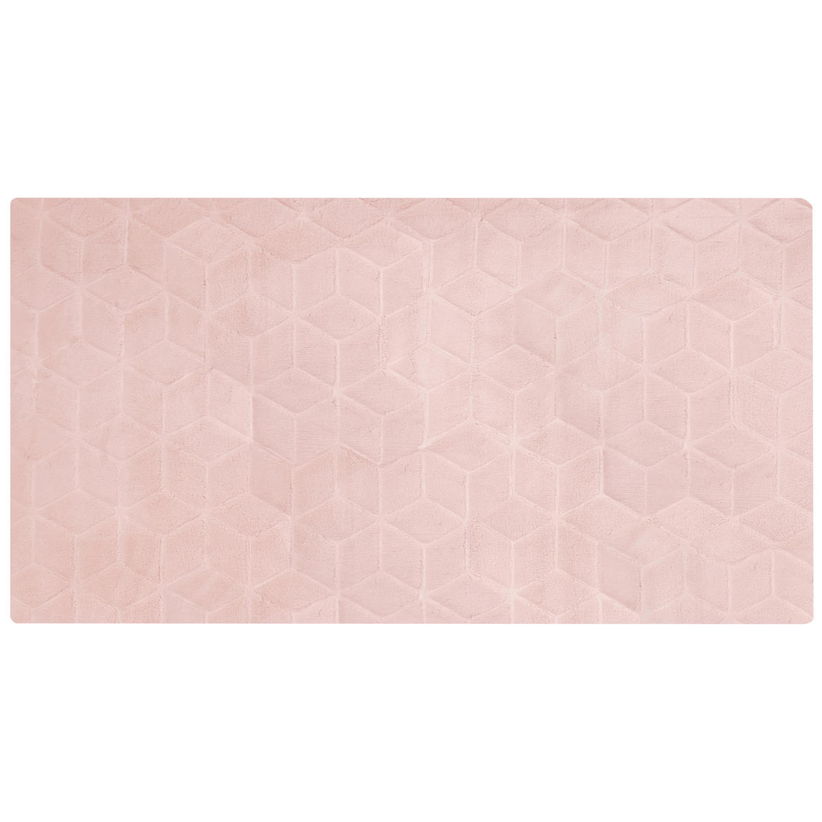 SHAGGY-KUNSTFELLTEPPICH Thatta 150/80 cm - Pink, Kunststoff (80/150cm) - Beliani