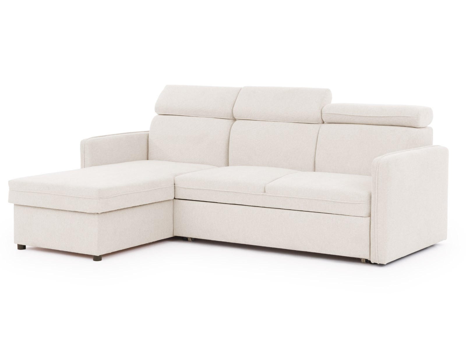 S-Style Ecksofa Creme 217x160 cm