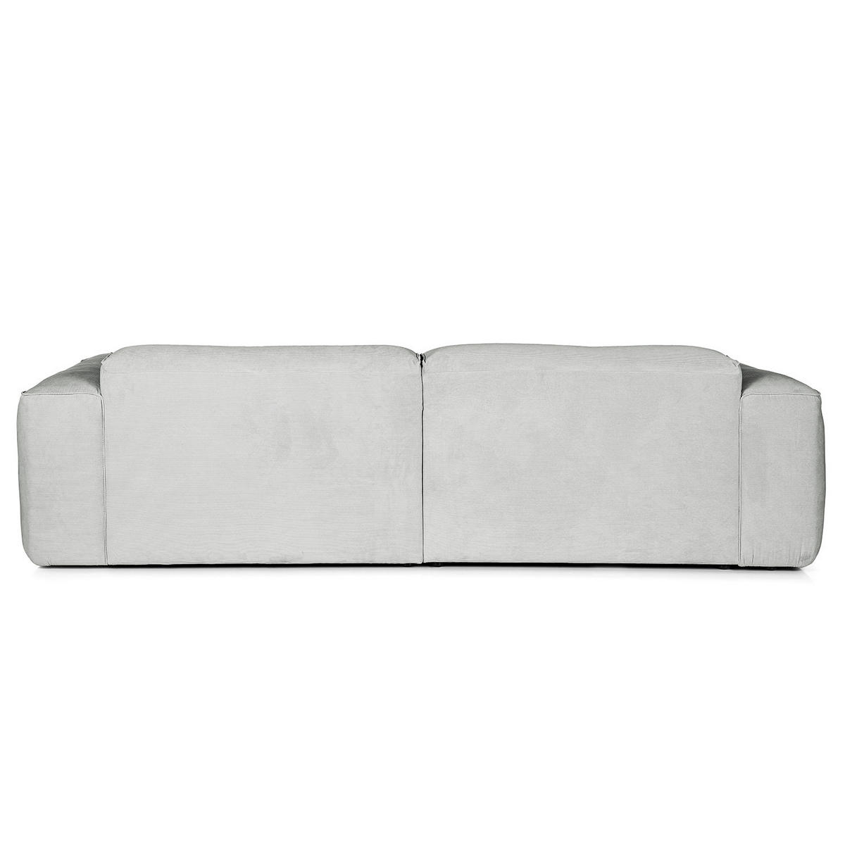 1,5-SITZER ECKSOFA mit Longchair - Schwarz/Grau, Kunststoff/Textil (260/173cm) - home24