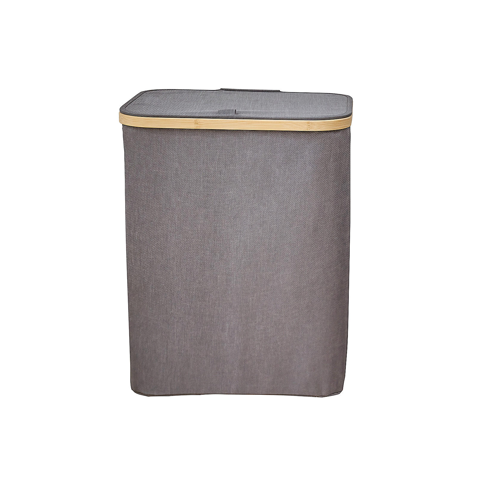 WÄSCHEKORB SADE Grau - Grau, Textil (40.5/50/34.5cm) - SVITA