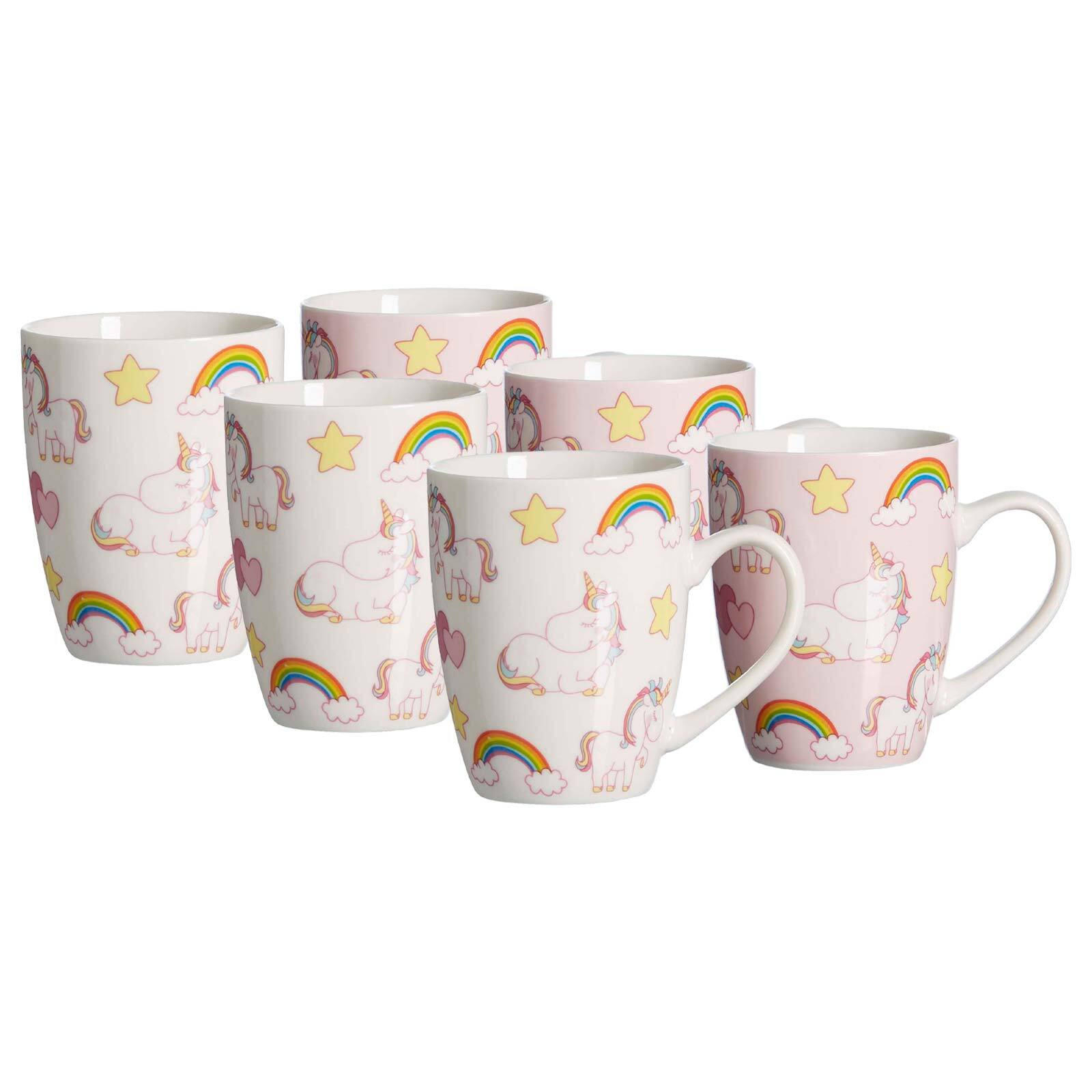 BECHER Unicorn bunt 350 ml 6er Set - Multicolor, Keramik (0.35L) - Ritzenhoff Breker