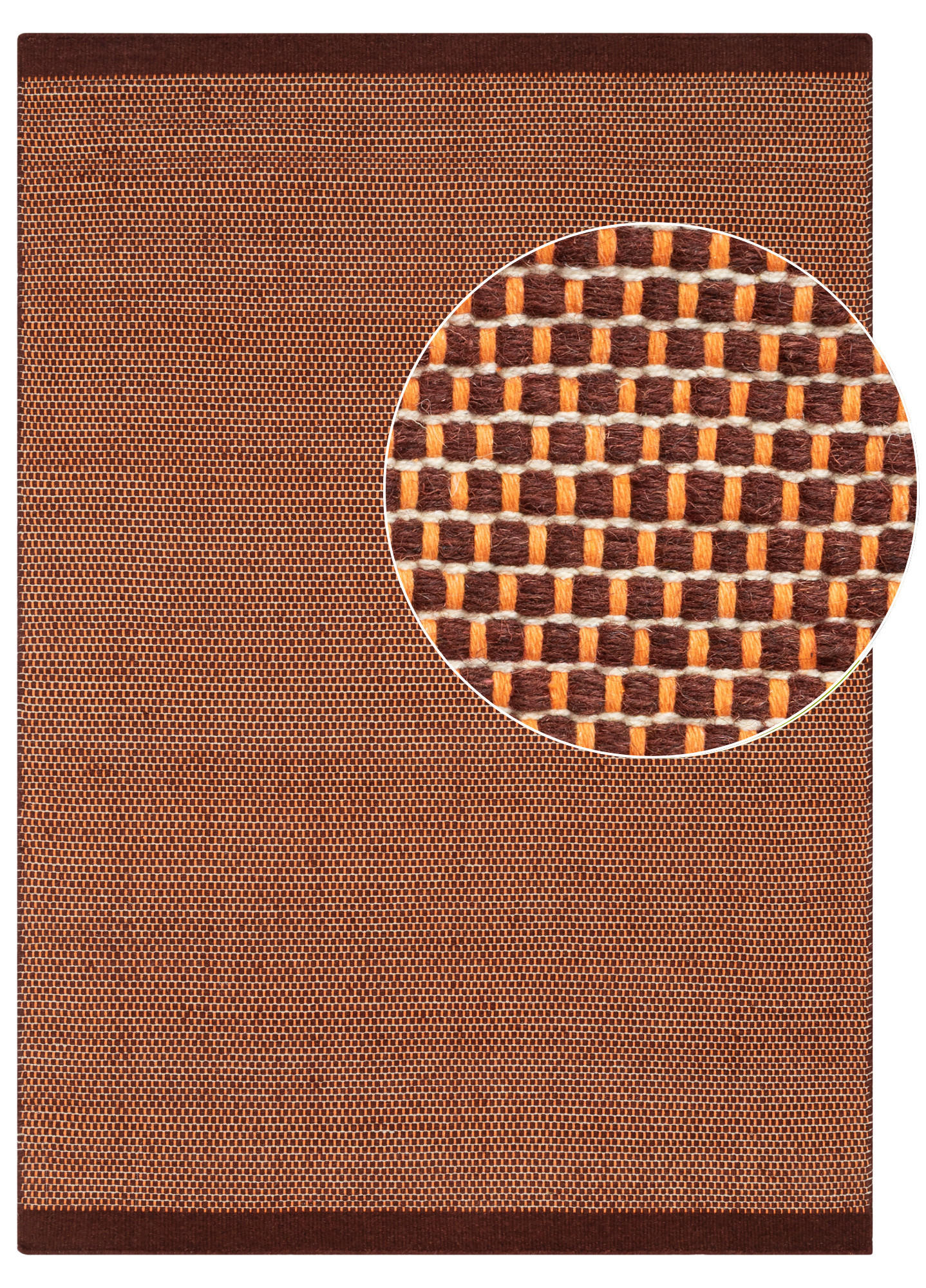 TEPPICH LONI Braun 120/170 cm - Braun, Textil (120/170cm) - Tapiso