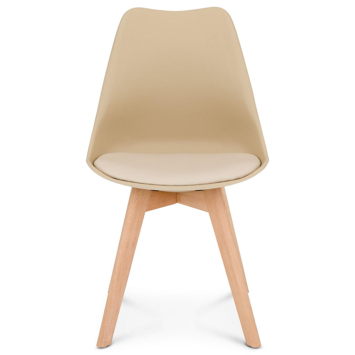 ESSZIMMERSTÜHLE ABBY 4er-Set champagne - Champagner, Textil (49/82/53cm) - IDIMEX