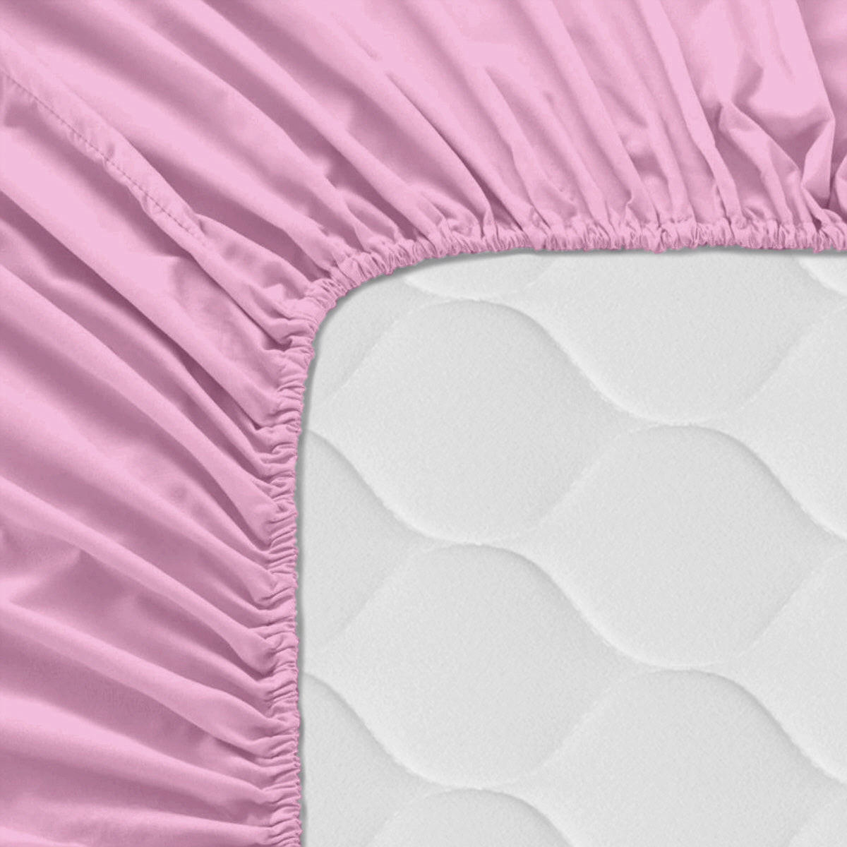 SPANNBETTTUCH basic 60x120x14 cm (kinderbett) rosa - Pink, Textil (70/140cm) - Happy Friday