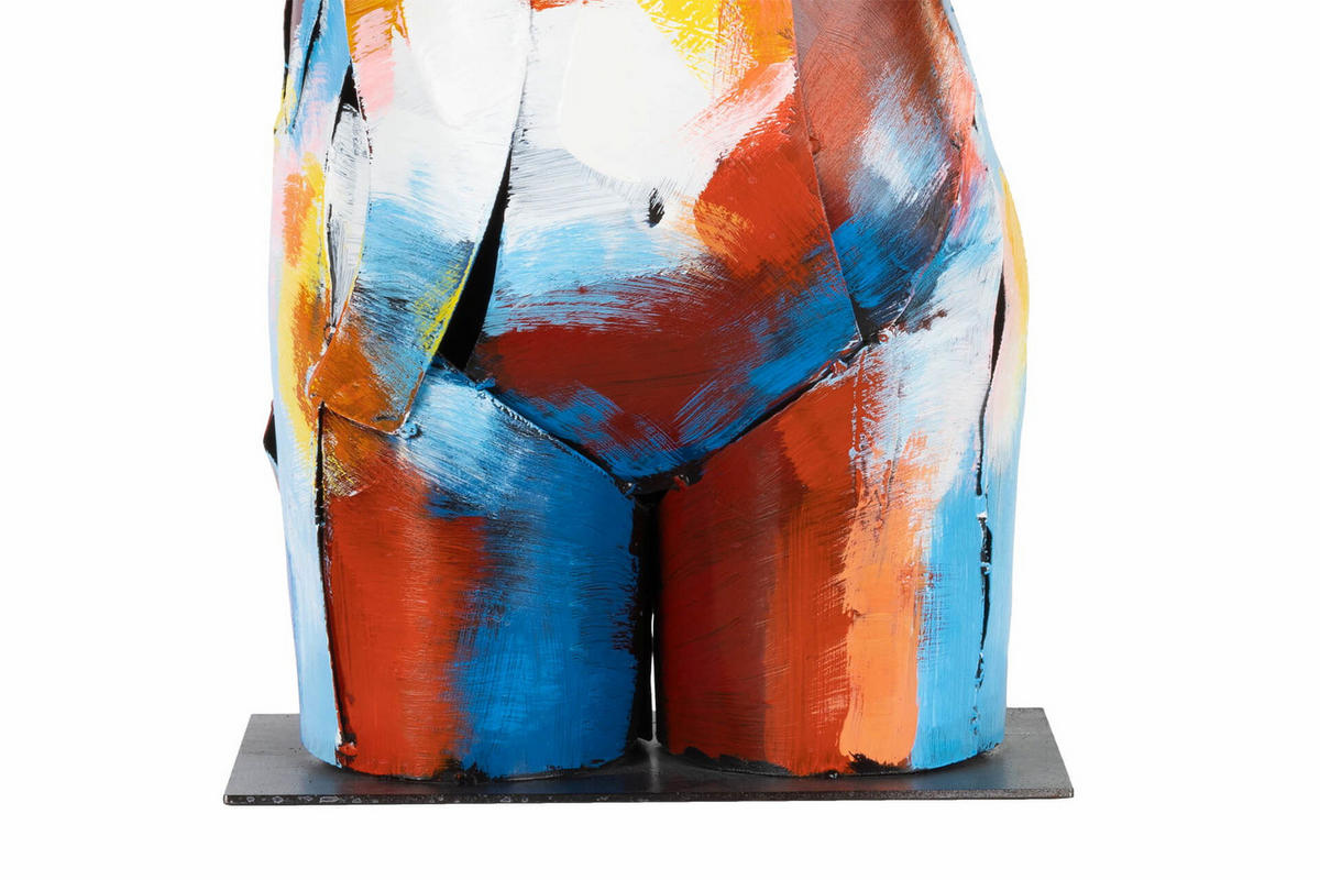 METALLSKULPTUR Bunt 75/43 cm - Multicolor, Metall (5/43/20cm) - KUNSTLOFT