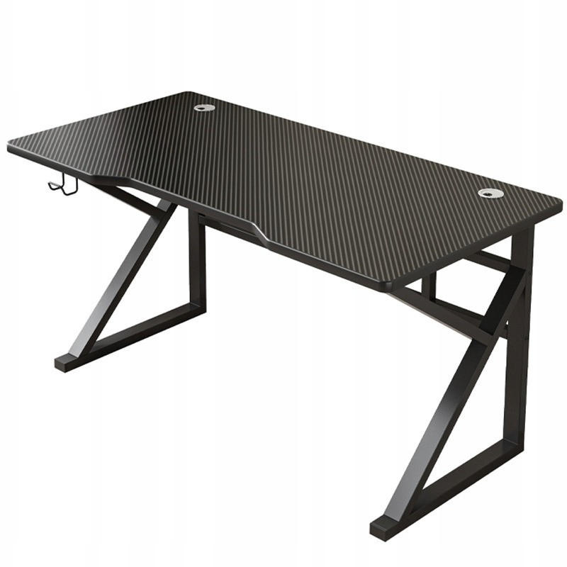 SCHREIBTISCH, schwarz 120/74/60cm - Schwarz, Holzwerkstoff (60/120/74cm)