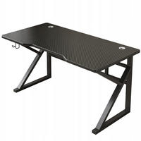 SCHREIBTISCH, schwarz 120/74/60cm - Schwarz, Holzwerkstoff (60/120/74cm)