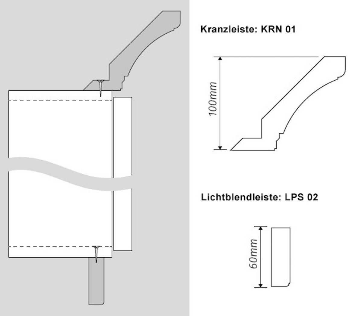 WINKELKÜCHE Prato eiche artisan / mittelgrau matt (grigio medio, ICA 0243) 345 / 200 / 217cm 10-teilig - Braun/Grau, Holzwerkstoff/Metall (345/217/200cm) - Feldmann-Wohnen