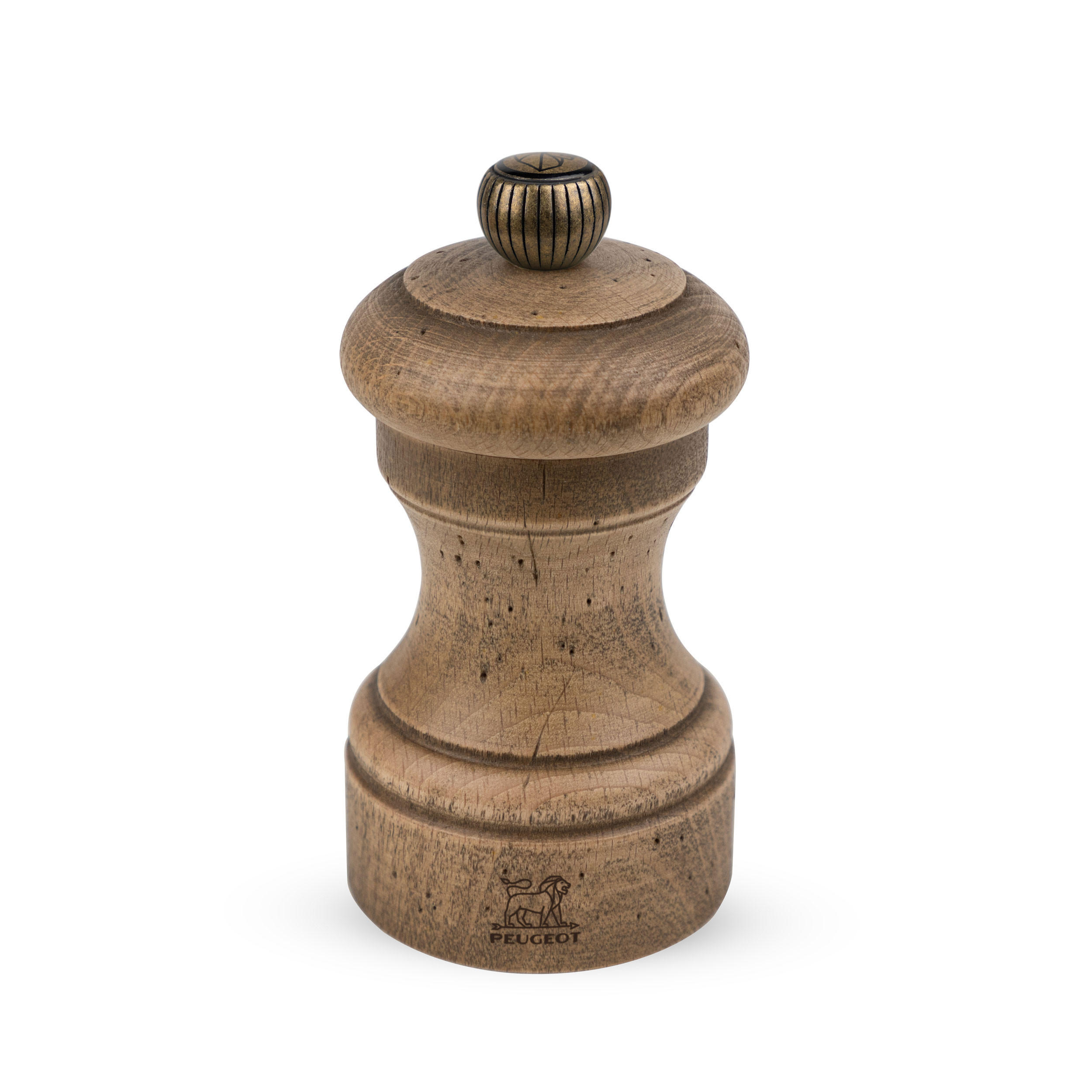 PFEFFERMÜHLE Bistro Antiquaire 10cm Buchenholz Stahlmahlwerk - Braun, Holz (5.3/10/5.3cm) - PEUGEOT