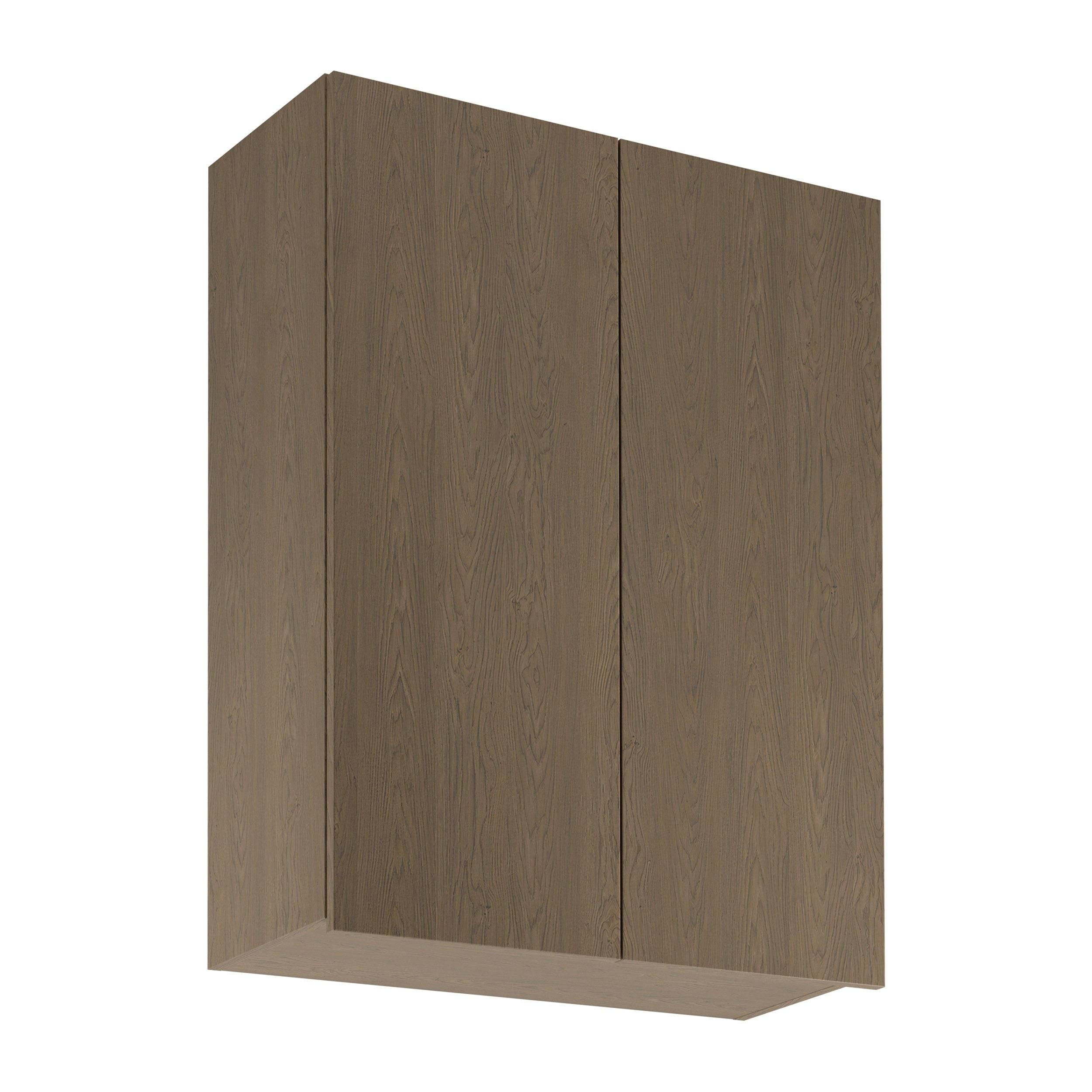 HÄNGESCHRANK G80 – Sorento Dunkle Eiche – Dunkle Eiche - Dunkelbraun, Holzwerkstoff (80/100/32cm) - ROYAL24_MARKT