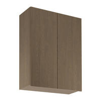 HÄNGESCHRANK G80 – Sorento Dunkle Eiche – Dunkle Eiche - Dunkelbraun, Holzwerkstoff (80/100/32cm) - ROYAL24_MARKT
