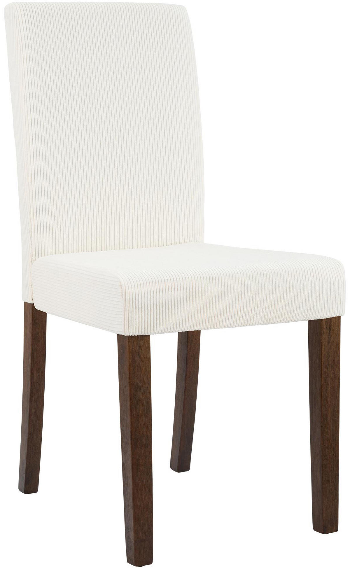 ESSZIMMERSTUHL Cord Creme - Creme, Holz/Textil (41/91/47cm) - CLP