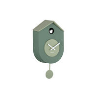 WANDUHR Grato Cuckoo 9/17/33 cm - Grün, Kunststoff (17/33/9cm) - Karlsson