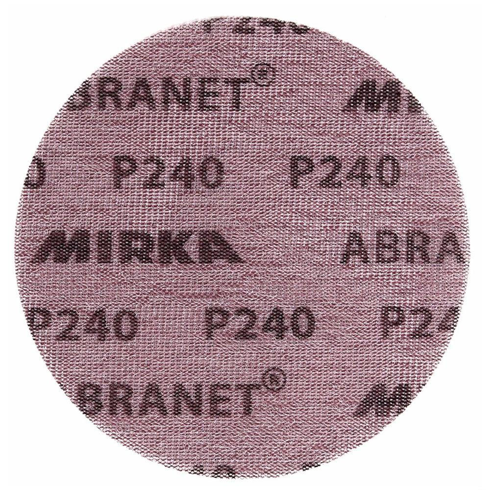 MIRKA ABRANET Schleifscheiben Grip 150mm P240 50 Stk. ( 5424105025 ) - Multicolor, Metall (16/160/9.5cm) - Mirka
