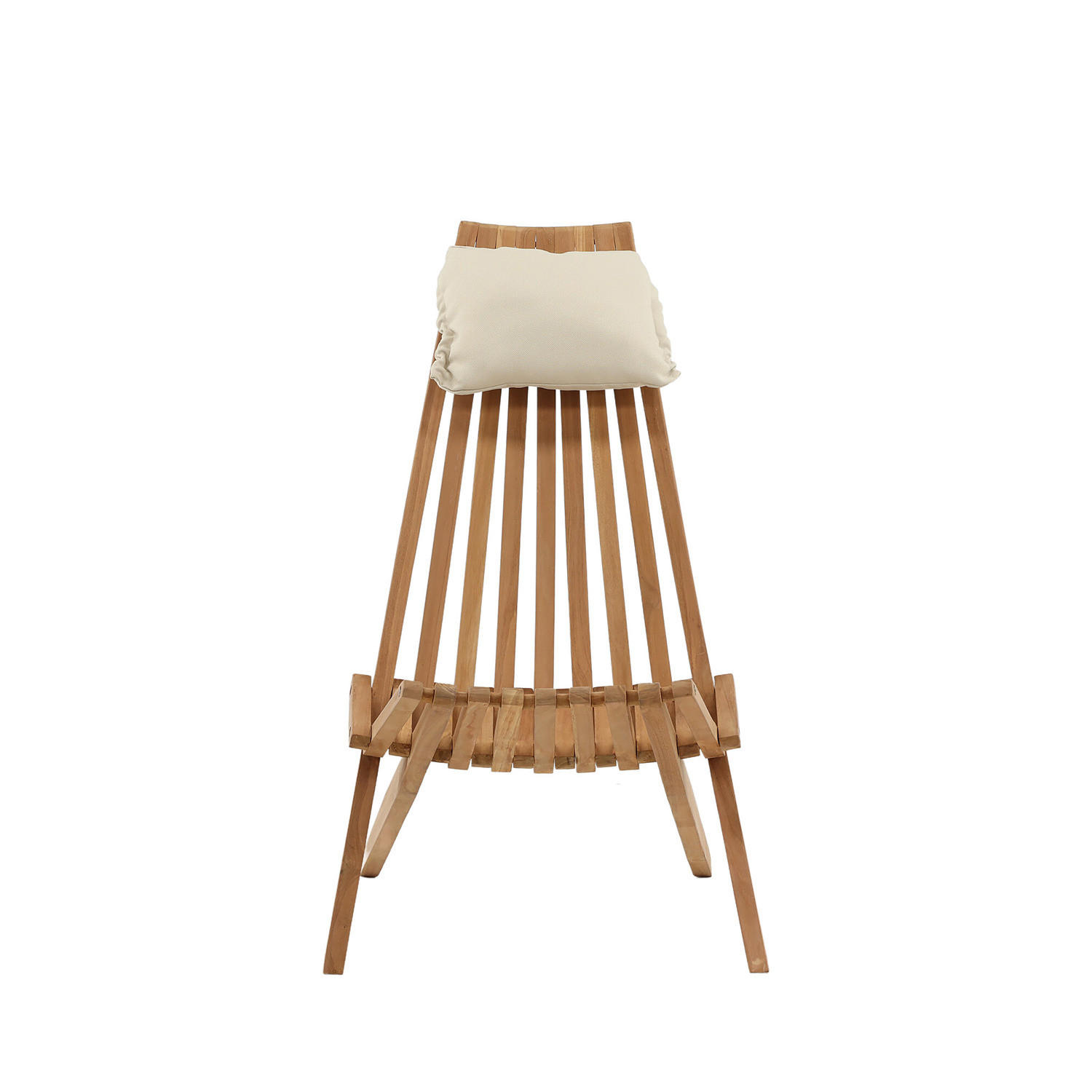 LOUNGESESSEL - Beige - Holz teilmassiv - 86 x 100 x 68 cm - Beige, Holz (86/100/68cm) - home24