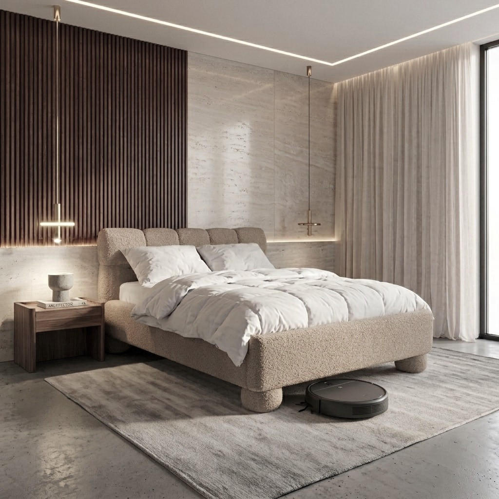 Furnistar Polsterbett Taupe 120x200 cm