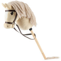 HOBBY-HORSE beige - Größe S - Beige, Textil (34/76cm) - Bieco Spielwaren