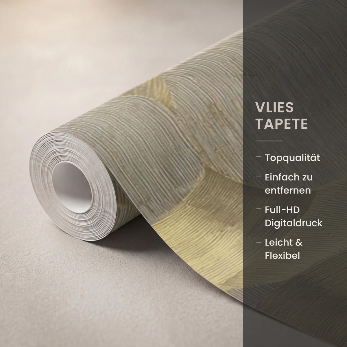 TAPETE - Modern - Geometrisch - Gold - 280x200 cm - Goldfarben, Papier (280/200cm) - OnlyWow