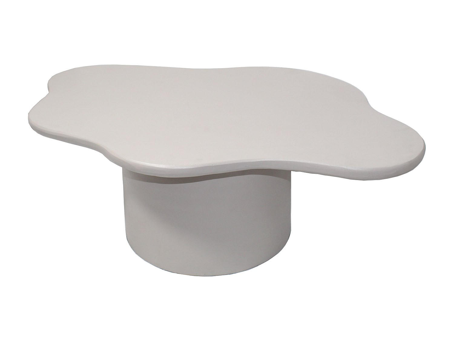 COUCHTISCH - Metall - Cremefarben - POLENDRA - Creme, Metall (58/87.5/29.5cm) - Vente-Unique