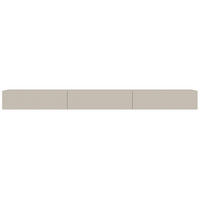 TV stolek Veldio závěsný Greige 300/28/32 cm - šedohnědá, kompozitní dřevo (302.4/28.5/31.6cm) - Selsey