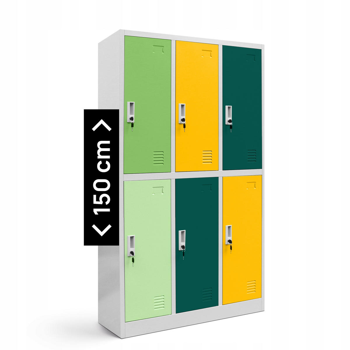 KLEIDERSPIND IGOREK - Gelb/Grau, Metall (90/150/45cm) - Jan Nowak