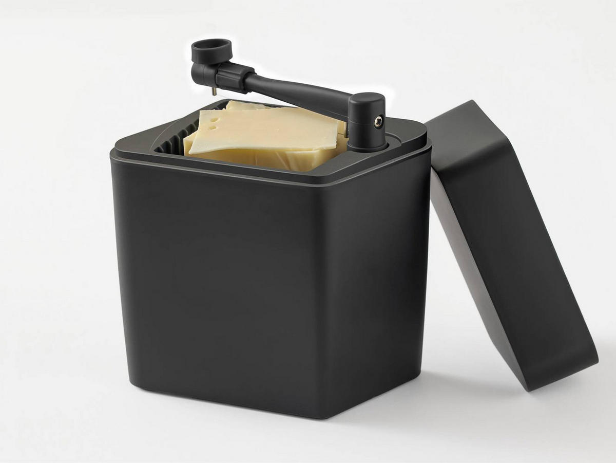 KÄSEHOBEL Classic - Schwarz, Kunststoff (10/16cm) - Rosti