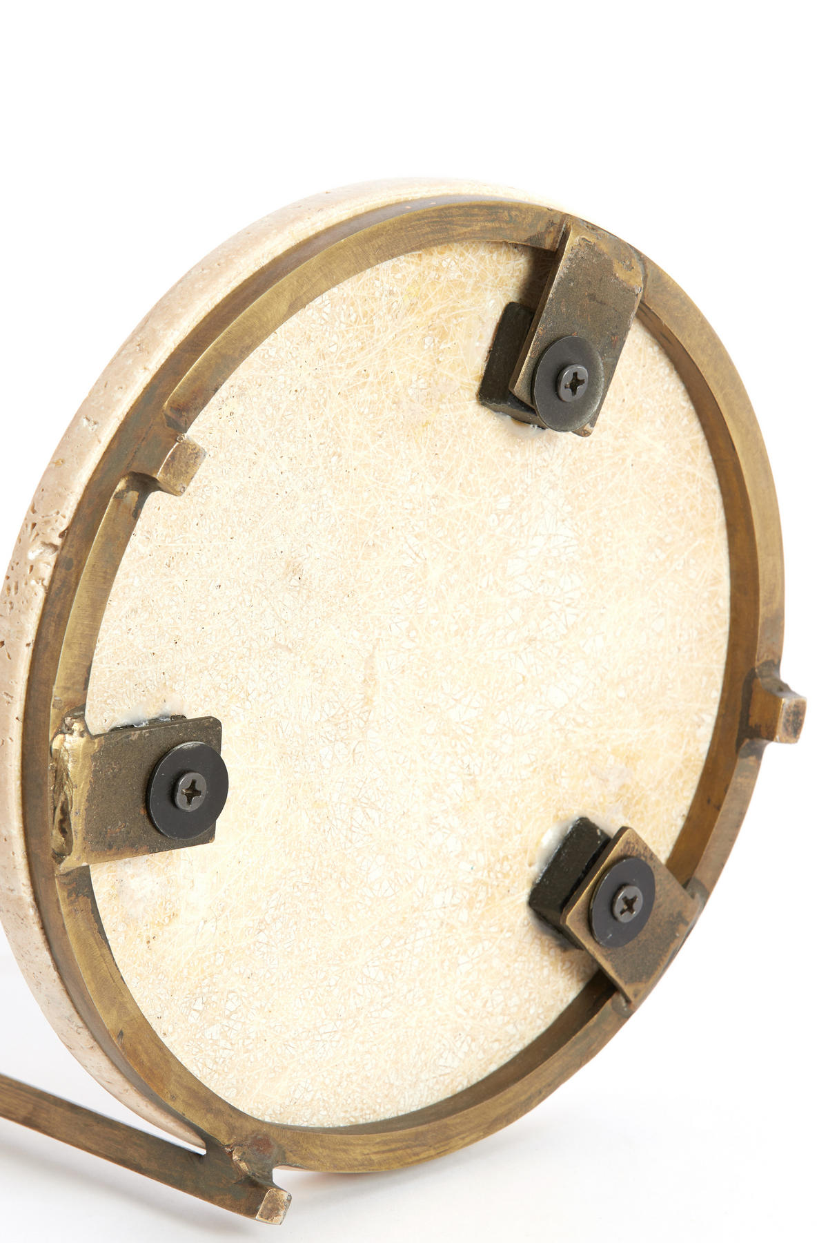 BEISTELLTISCH Leda Braun 26/26/76 cm - Braun, Stein (26/26/76cm) - Light & Living