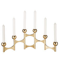 KERZENHALTER Variation - Goldfarben, Metall (51/20/5cm) - BUTLERS