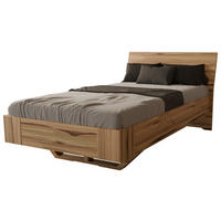 SCHWEBEBETT 120/200 cm aus Kernbuche - Braun, Holz (120/200cm) - MeinMassivholz