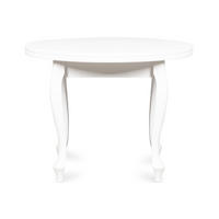 ESSTISCH ALTIS ausziehbar bis 140cm, Weiß - Walnussfarben/Weiß, Holz (100/77/100cm) - KONSIMO®