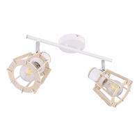DECKENLEUCHTE Metall Holzoptik Braun - Braun, Holz (36/17/18cm) - Globo Lighting