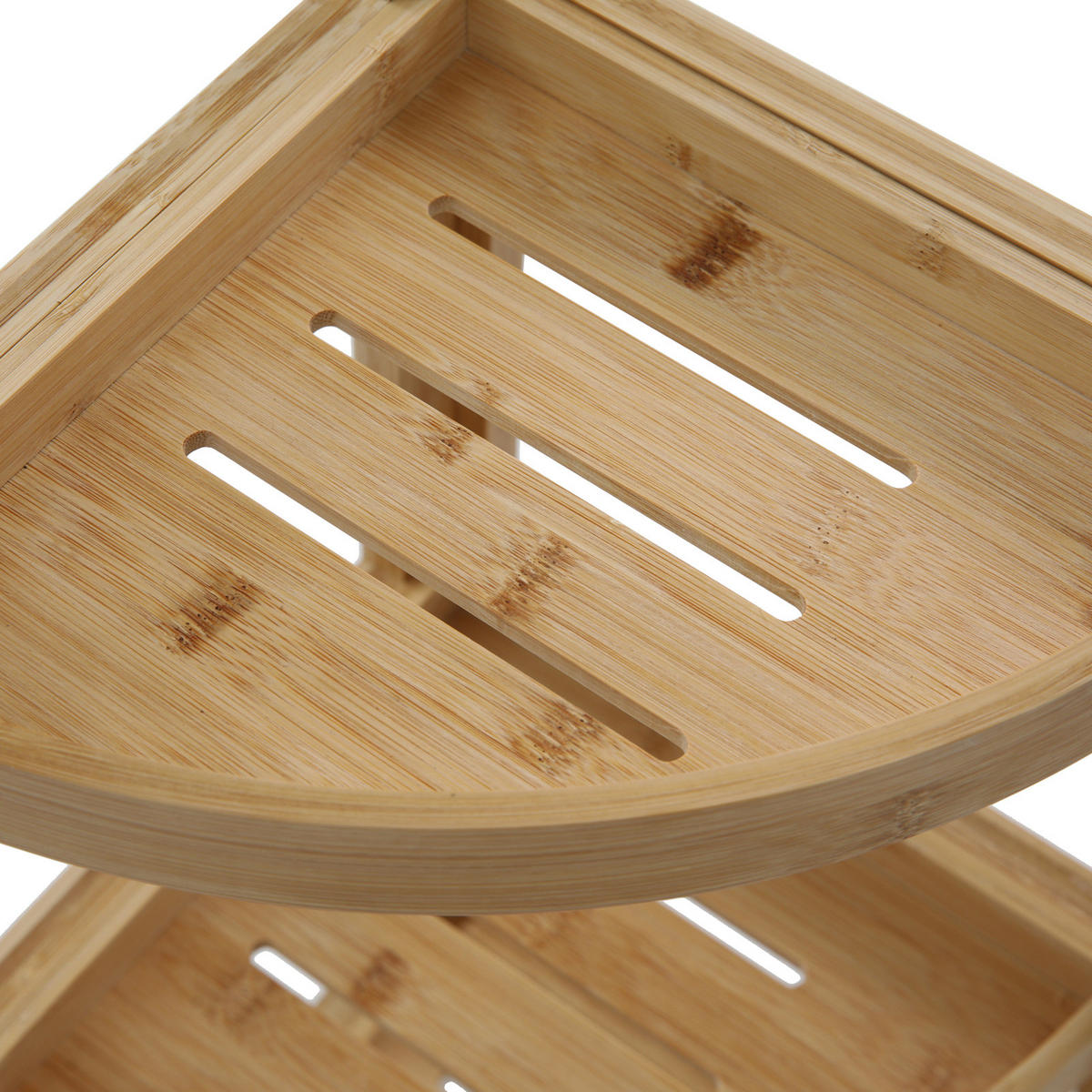 ECKREGAL Kulma Bambus - Braun, Holz (26/70/26cm) - SVITA